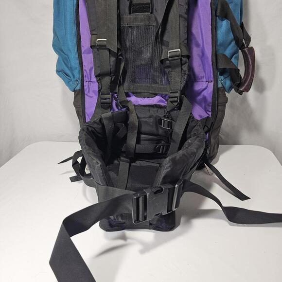 Vintage The North Face Internal Frame Purple Travel Luggage Convertible Backpack - Picture 3 of 15